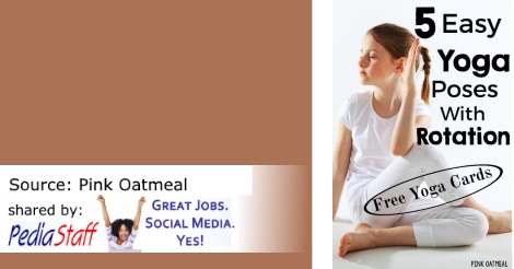 pink oatmeal yoga