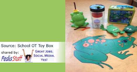 OT Corner: Frog Fine Motor Fun - PediaStaff